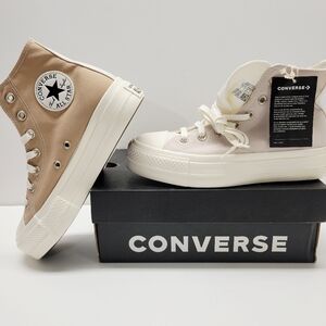 Converse Chuck Taylor All Star Tri Panel High Color Hemp Desert Sand Size 7 NWT